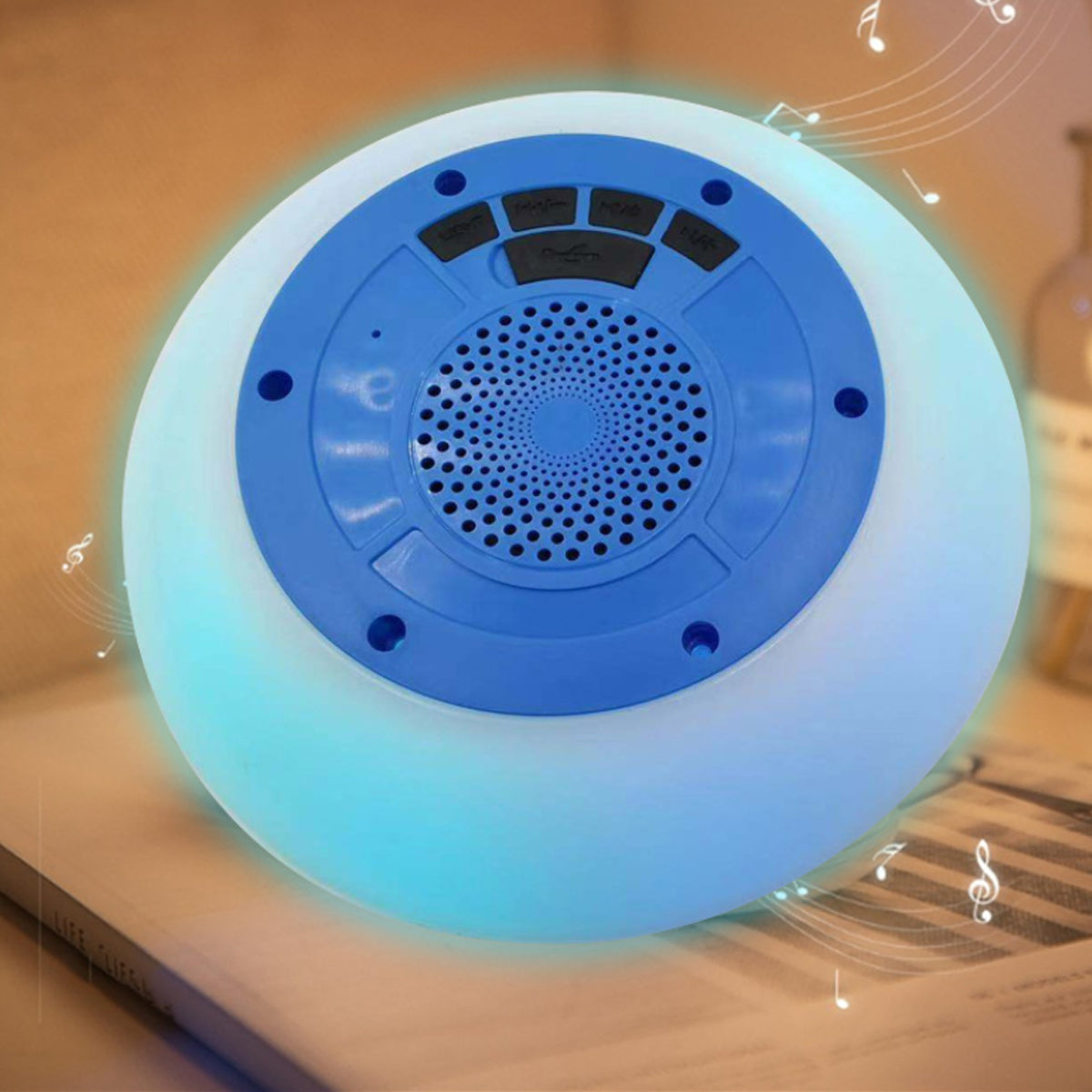 Floating Bluetooth LED Enabled Waterproof Speaker