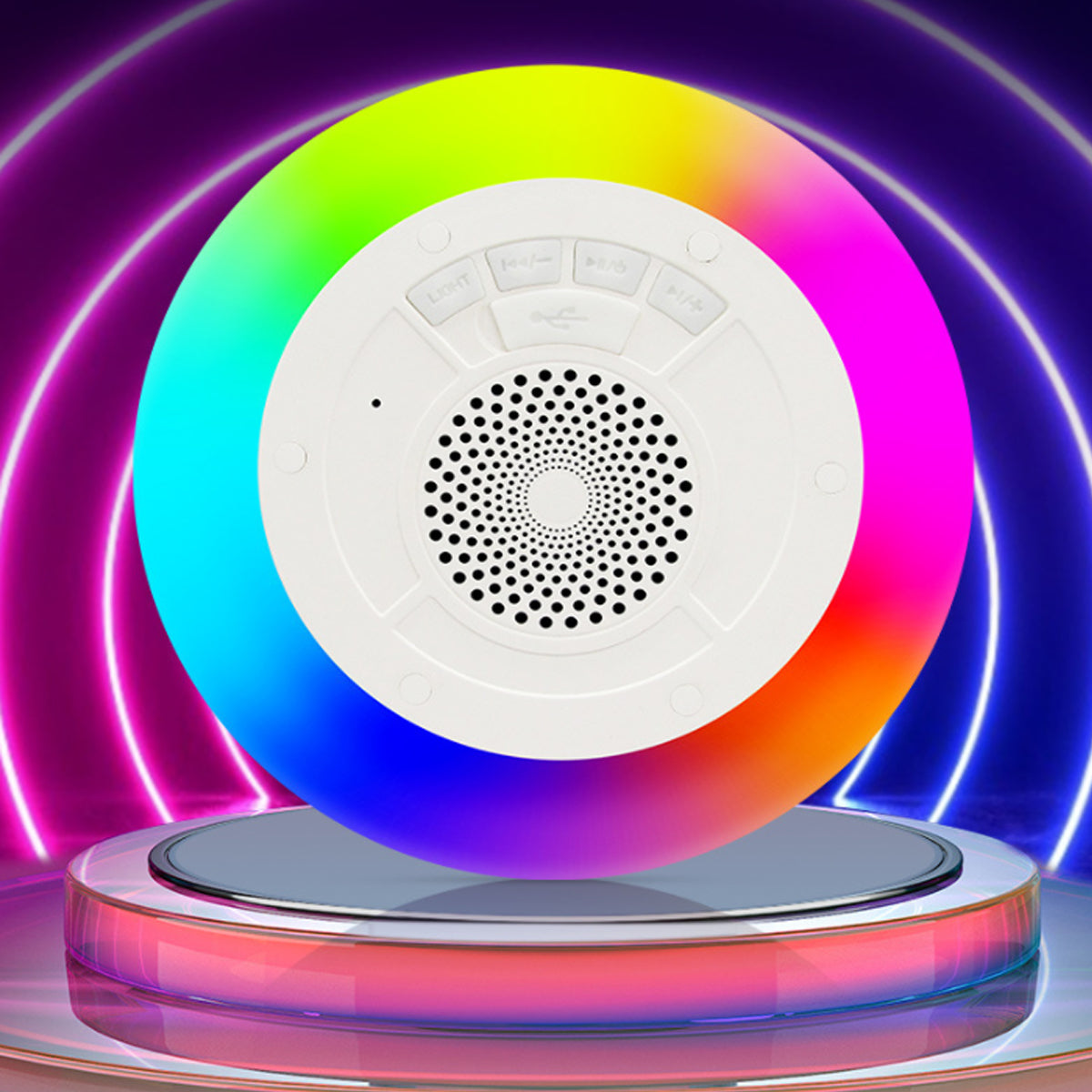 Floating Bluetooth LED Enabled Waterproof Speaker