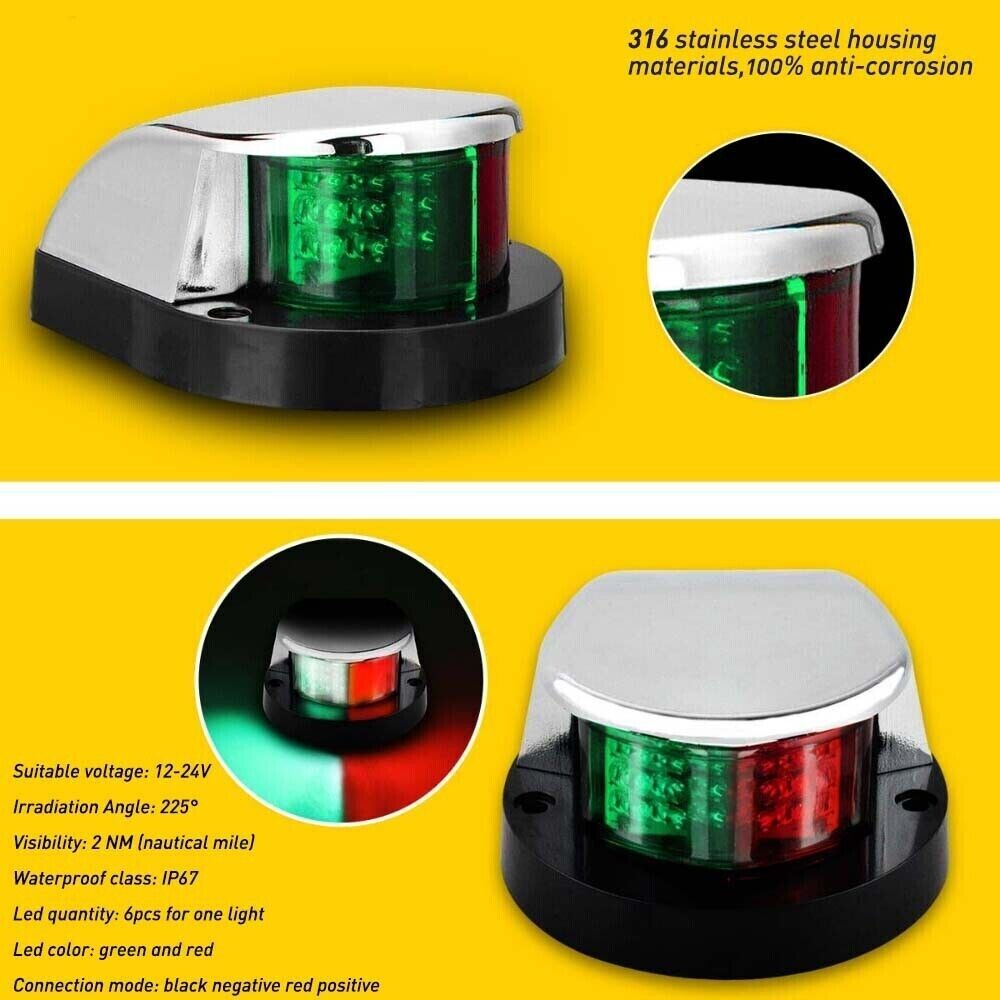 Navigation Light LED Bow Marine Front 