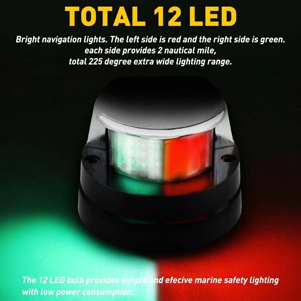 Navigation Light LED Bow Marine Front 