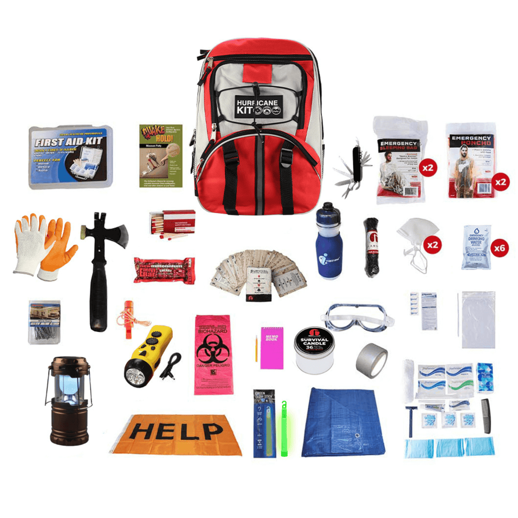 72-Hour Hurricane Emergency Survival Kit with Backpack