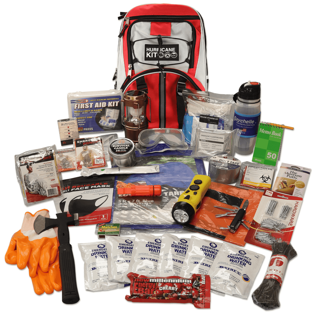 72-Hour Hurricane Emergency Survival Kit with Backpack
