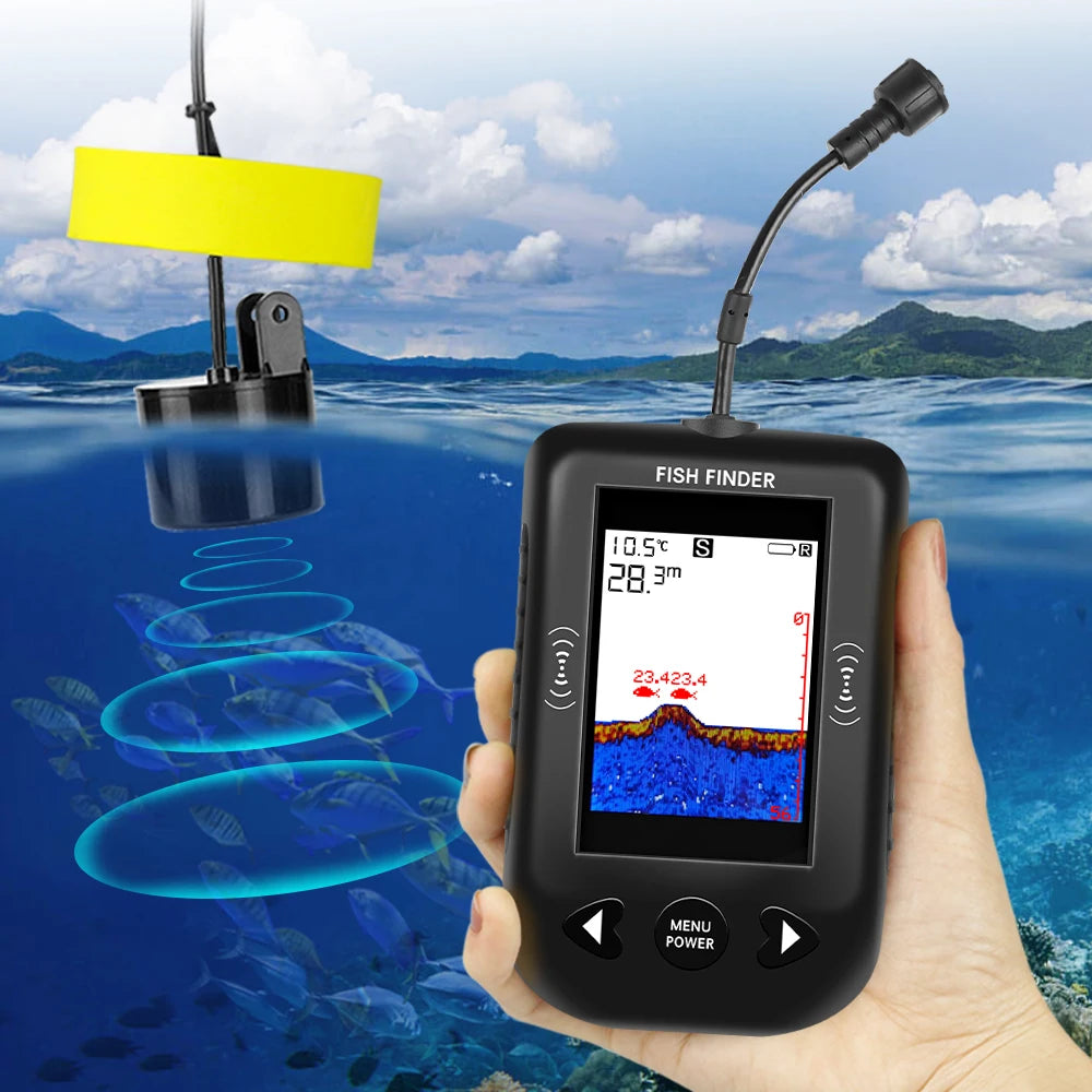 Portable Fish Finder Water Depth Echo Sounder Handheld Sonar