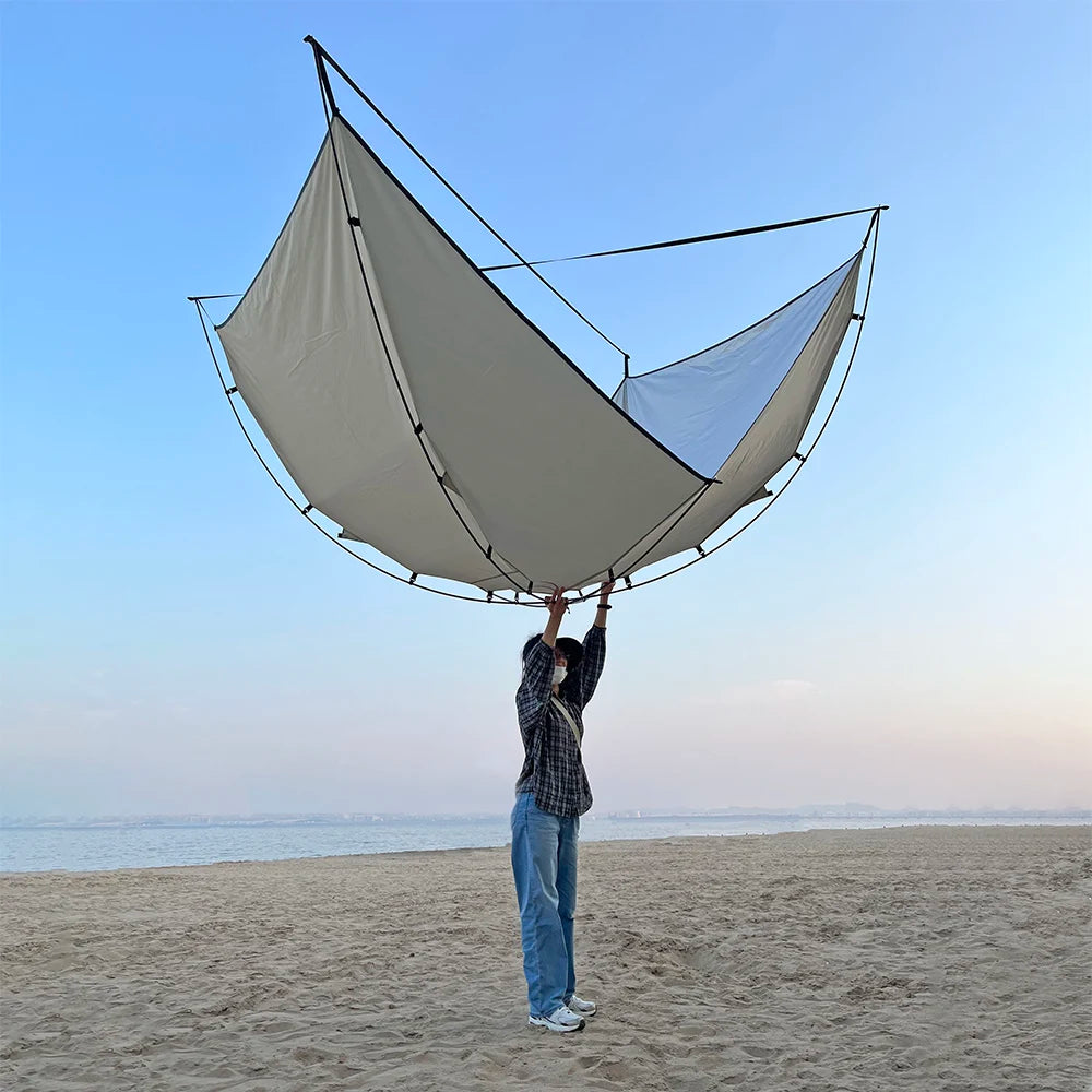 Lightweight 2–4 Person Camping Tent for Beach Park 