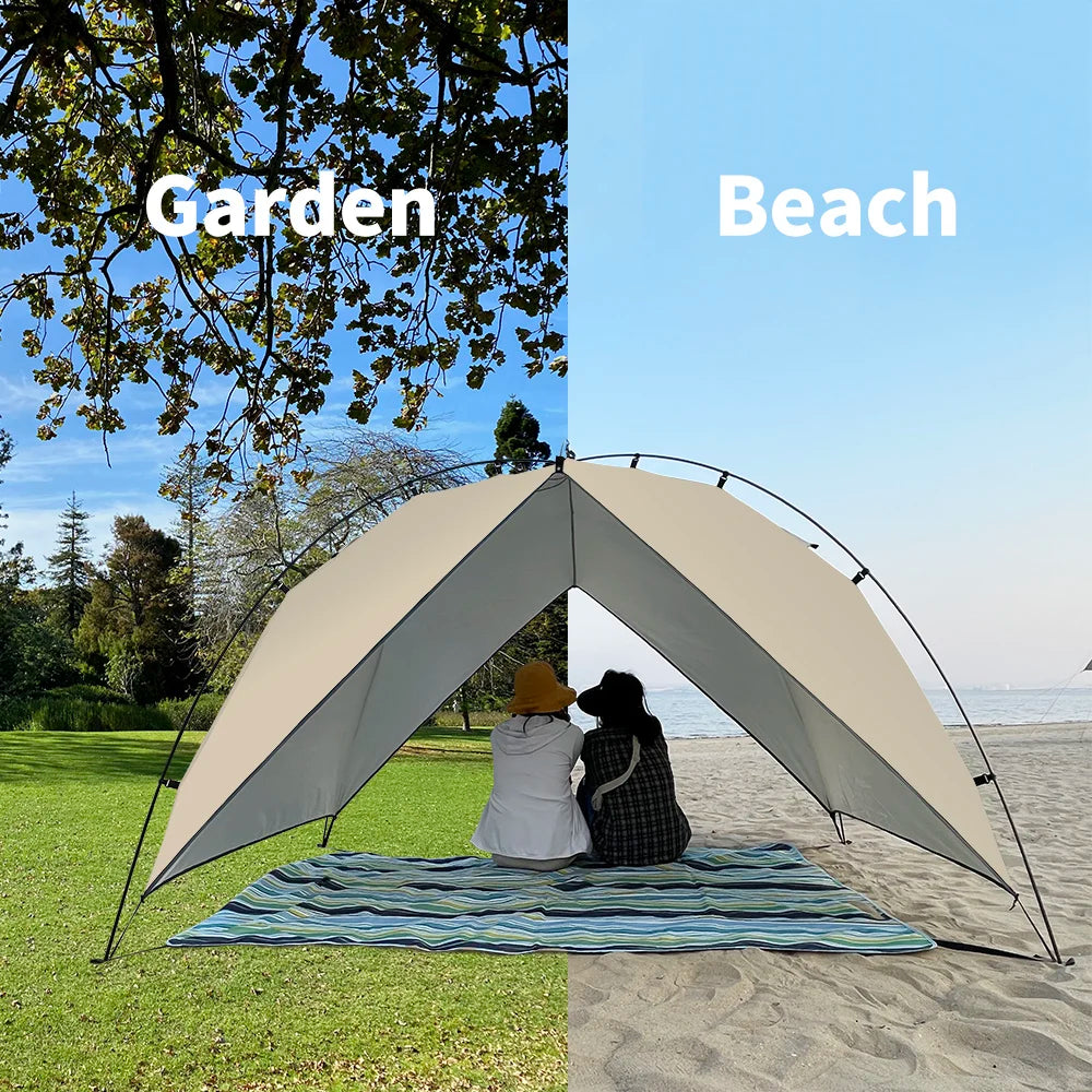 Lightweight 2–4 Person Camping Tent for Beach Park 