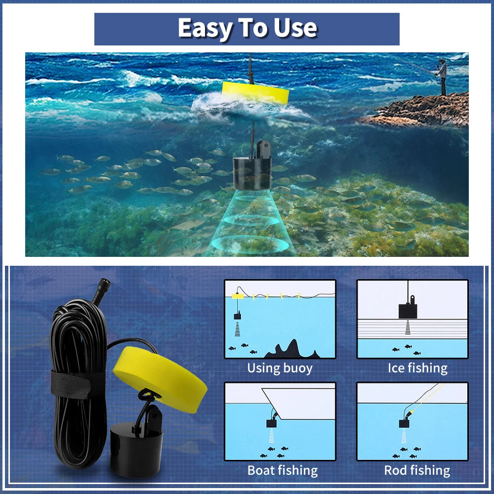 Portable Fish Finder Water Depth Echo Sounder Handheld Sonar
