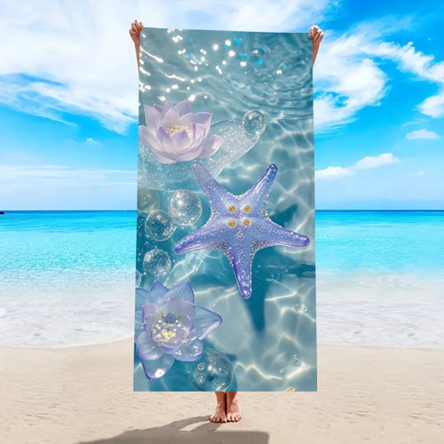 Ocean element beach towel
