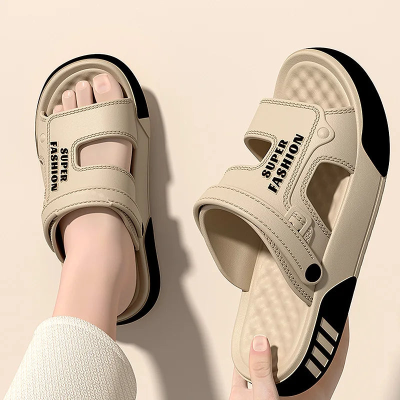 Summer EVA Soft-soled Platform Slides Sandals