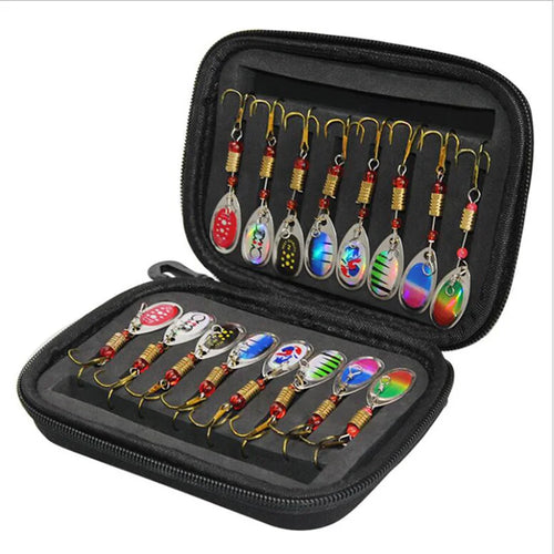 Metal Spoon Fishing Lures, Spinner Bait, Sequins Lure