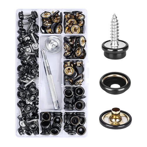 150PCS Marine Grade 3/8" Socket Canvas Snaps Kit