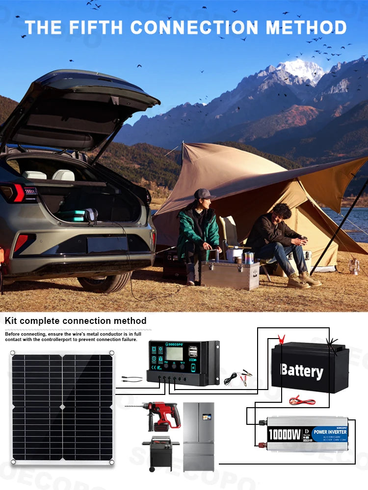10000W Complete Solar Power Kit