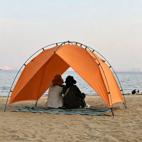 Lightweight 2–4 Person Camping Tent for Beach Park