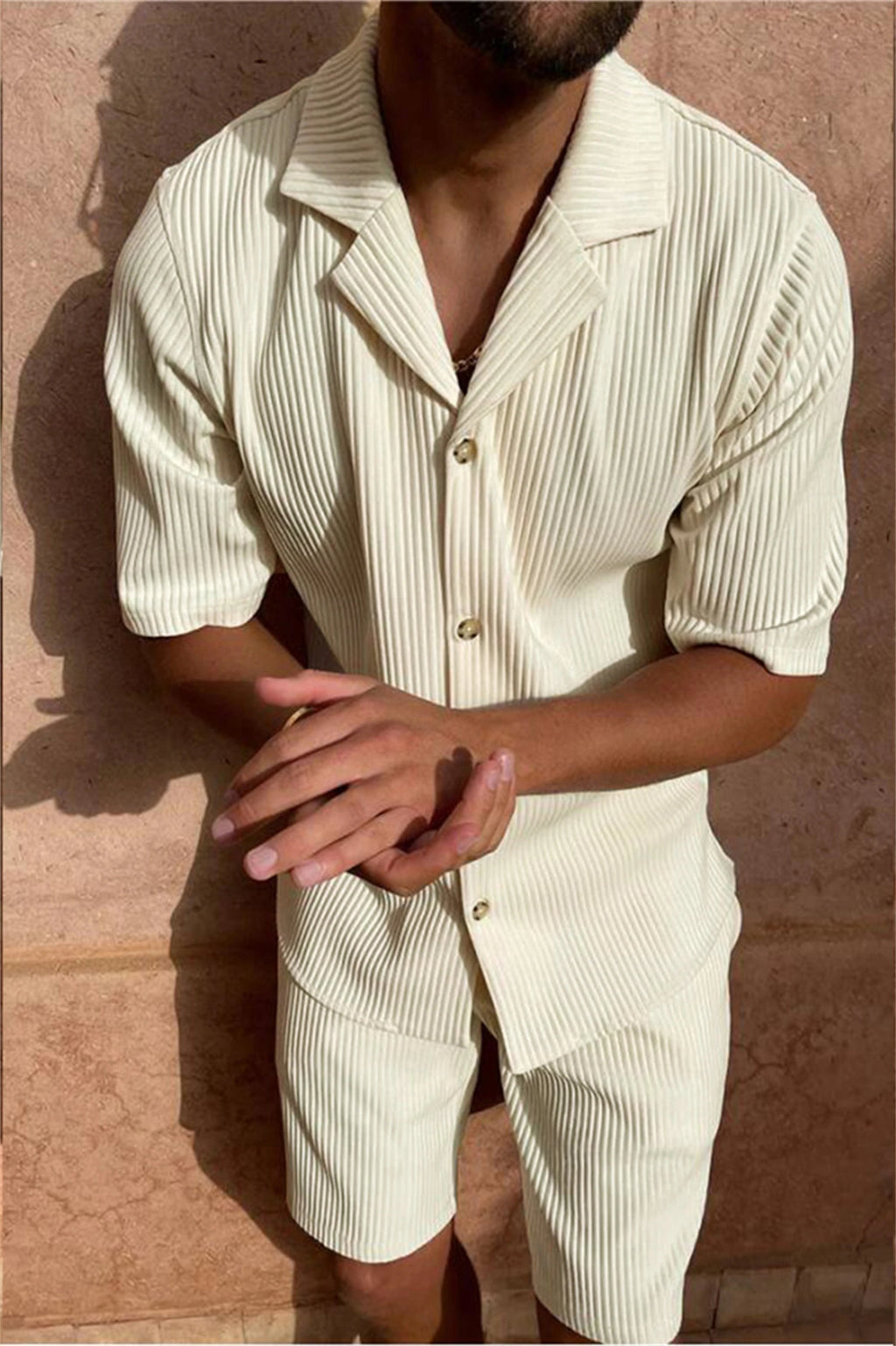 Casual Men Shorts Set