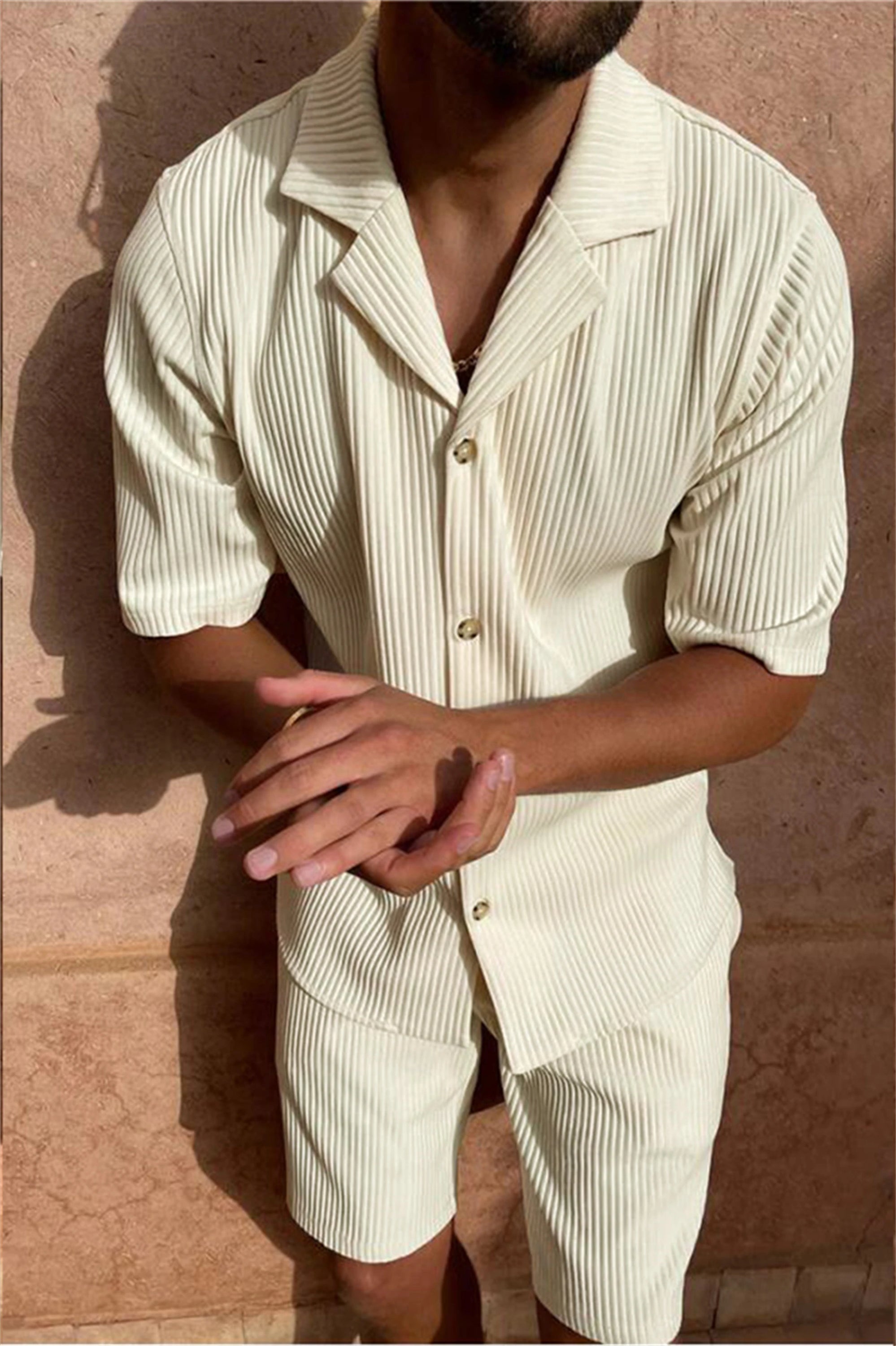 Casual Men Shorts Set