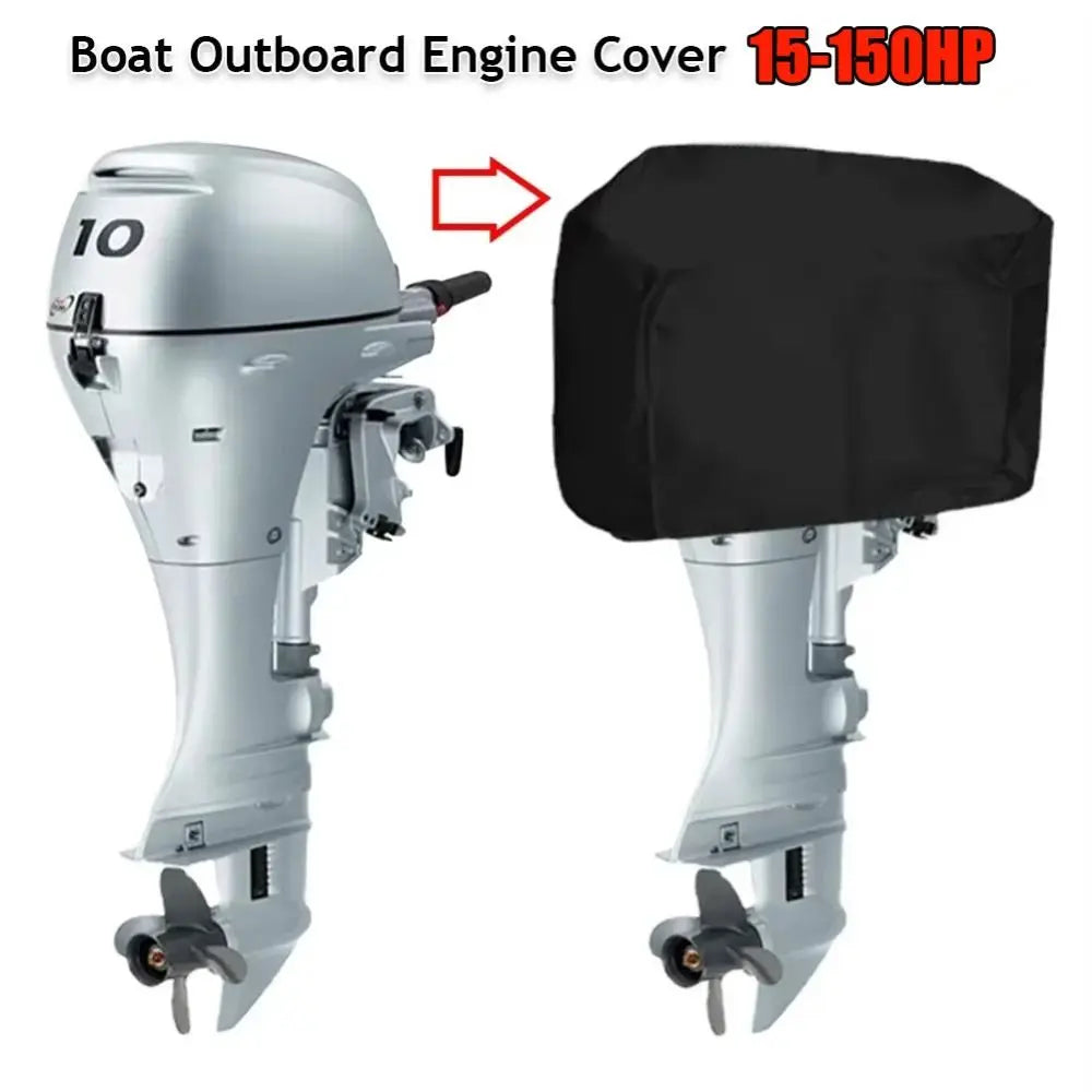 15-150HP Full Outboard Engine Cover 210D Oxford Cloth