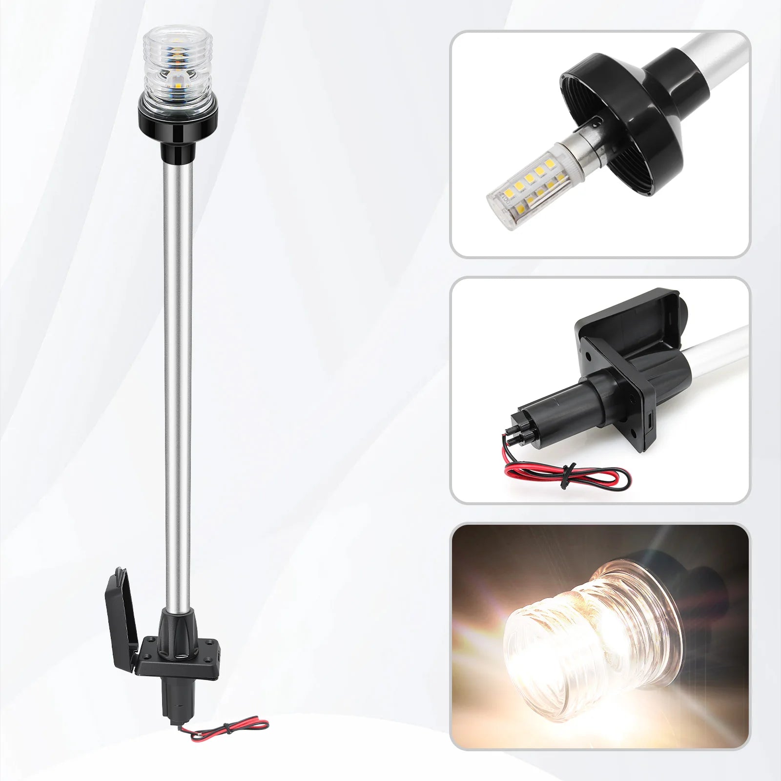 12V-24V LED Navigation  Light 22 Inch Anchor Lamp