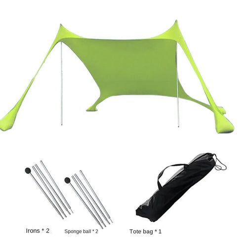 Windproof Awning Outdoor Beach Sun Shade UV