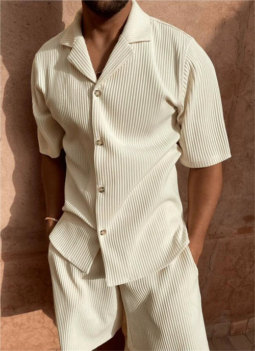 Casual Men Shorts Set