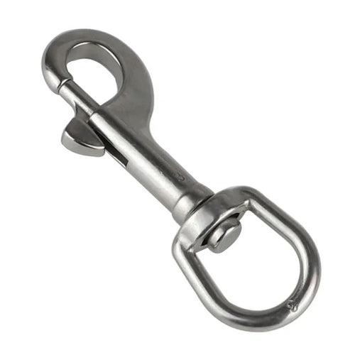 1PC 316 Stainless Steel Swivel Eye Bolt Spring Snap Hook