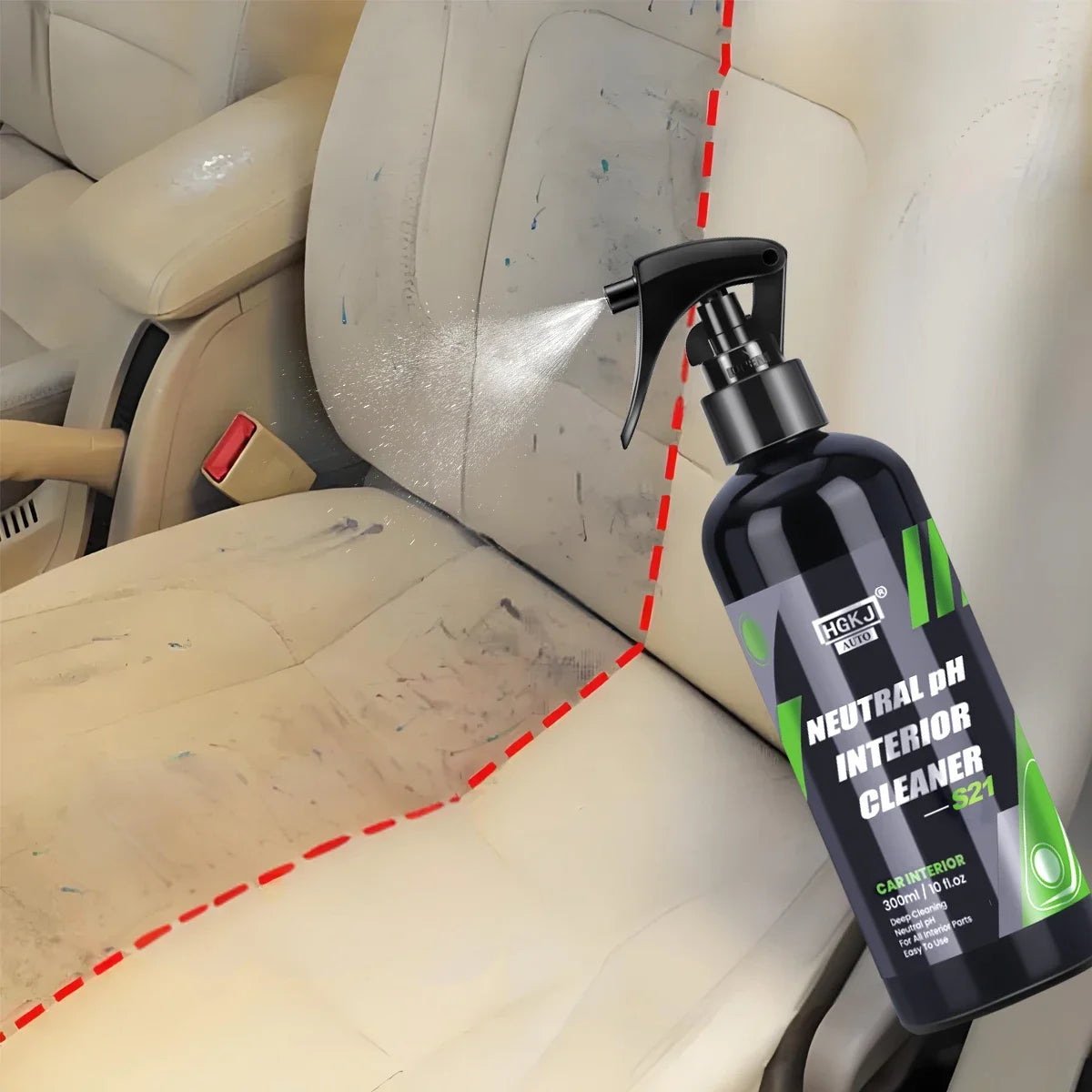Interior Cleaner Agent - Leather Flannel Woven