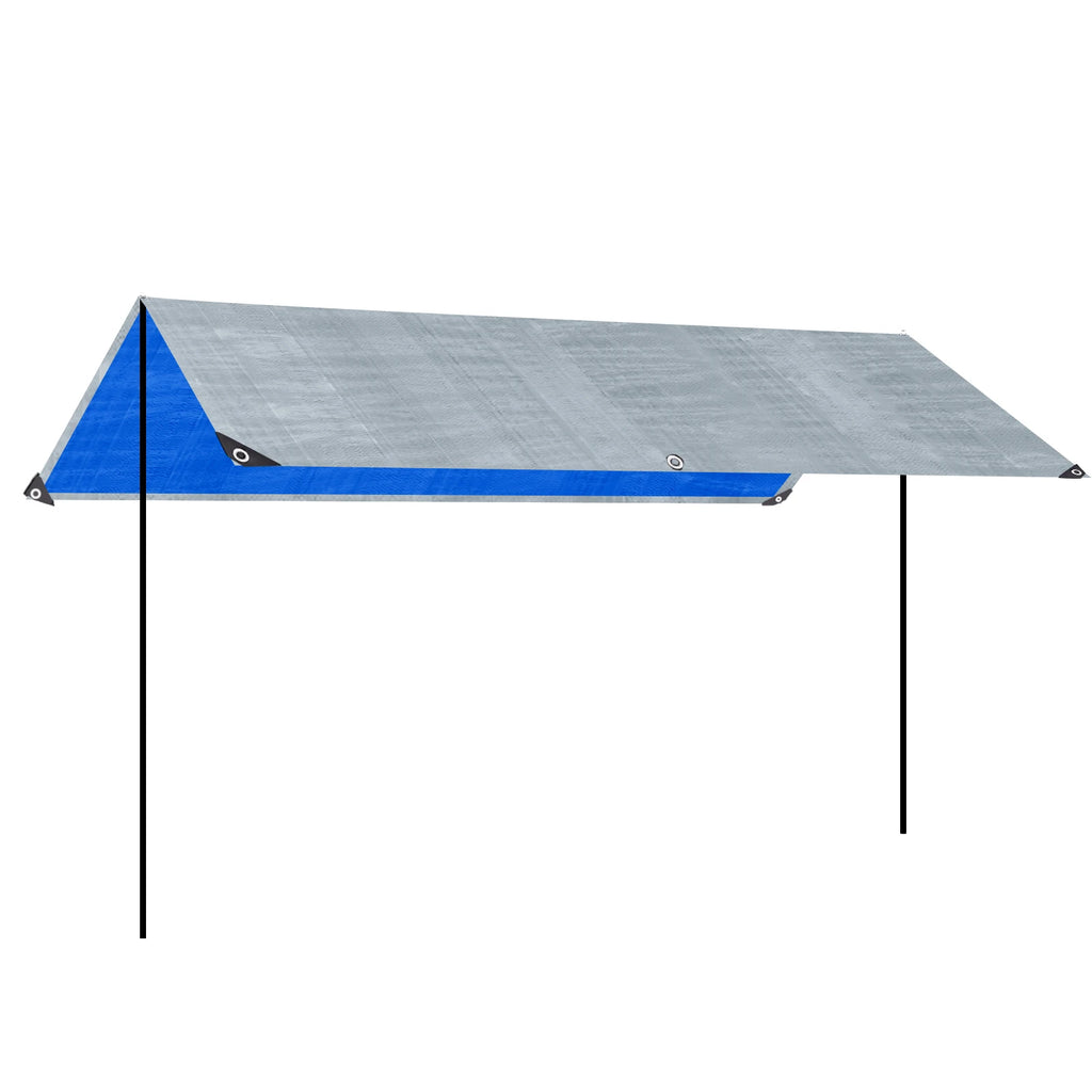  Waterproof Tarp Thick Tarpaulin Ideal for Canopy Tents Boats RV