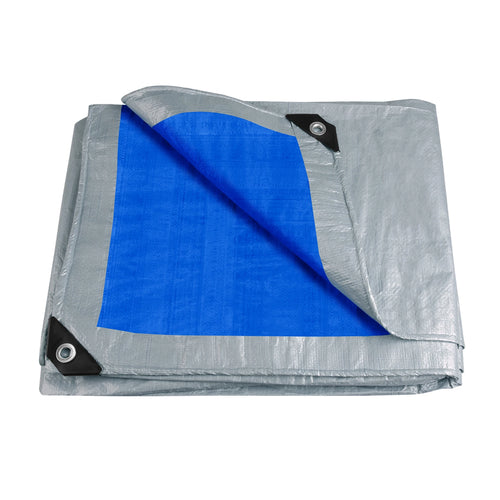 Large Waterproof Tarp Thick Tarpaulin Ideal for Canopy Tents Boats RV