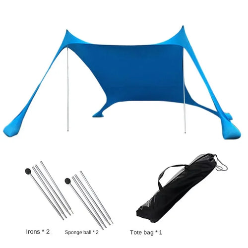 Windproof Awning Outdoor Beach Sun Shade UV