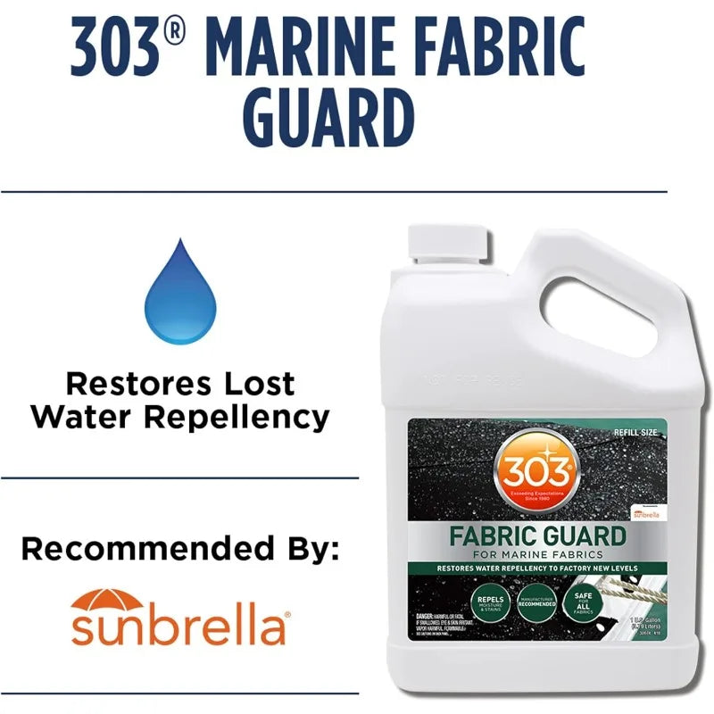303 Marine Fabric Guard - Restores Water and Stain Repellency