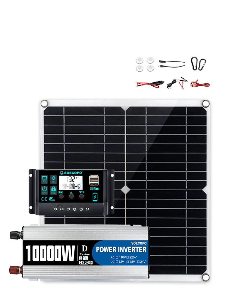 10000W Complete Solar Power Kit