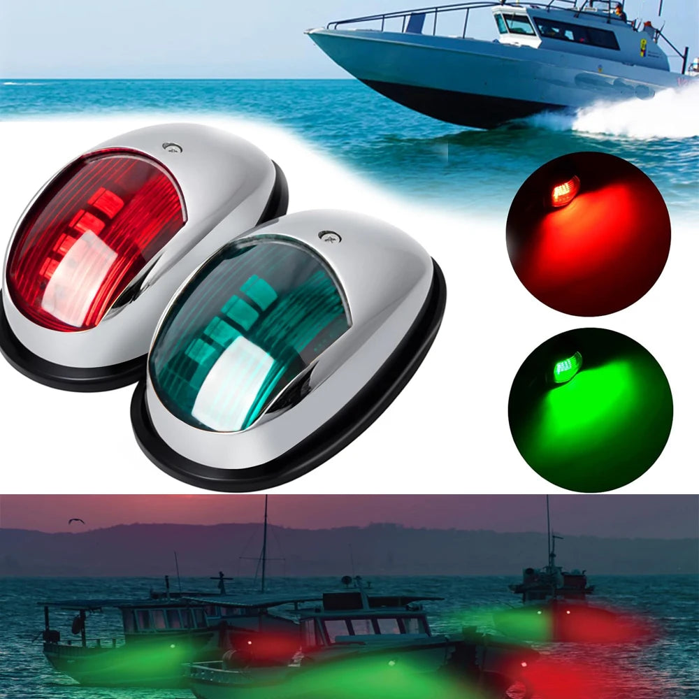2Pcs LED Navigation Lights 12V / 24V