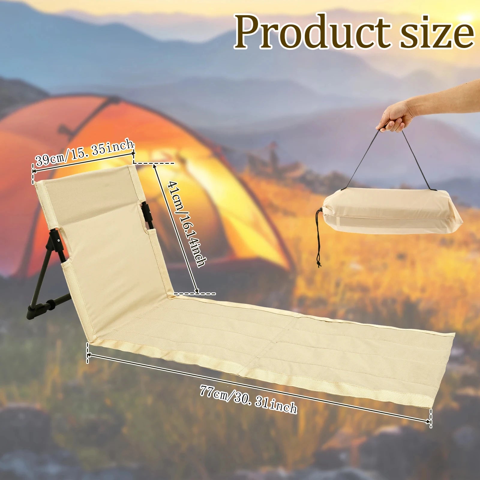 Outdoor Foldable Floor Chair