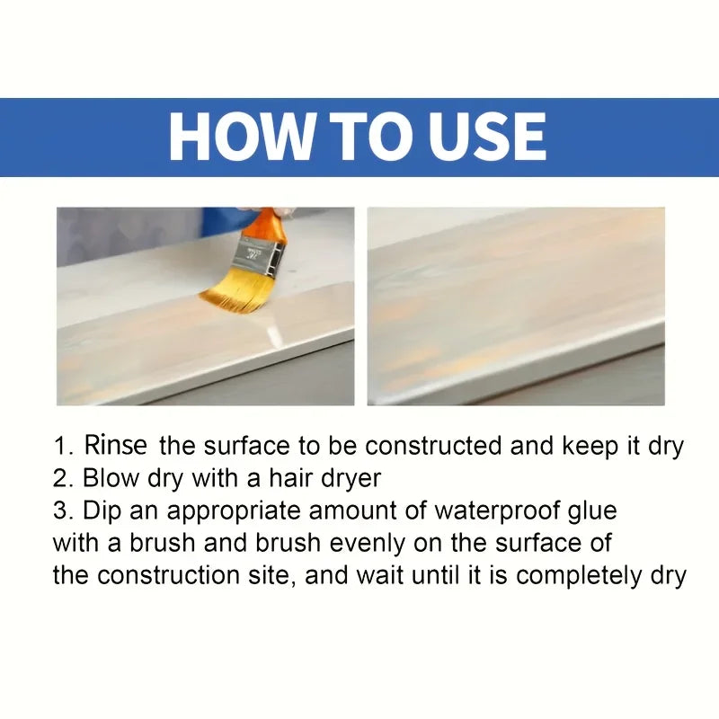Transparent Waterproof Sealant, Nano Leak-Proof