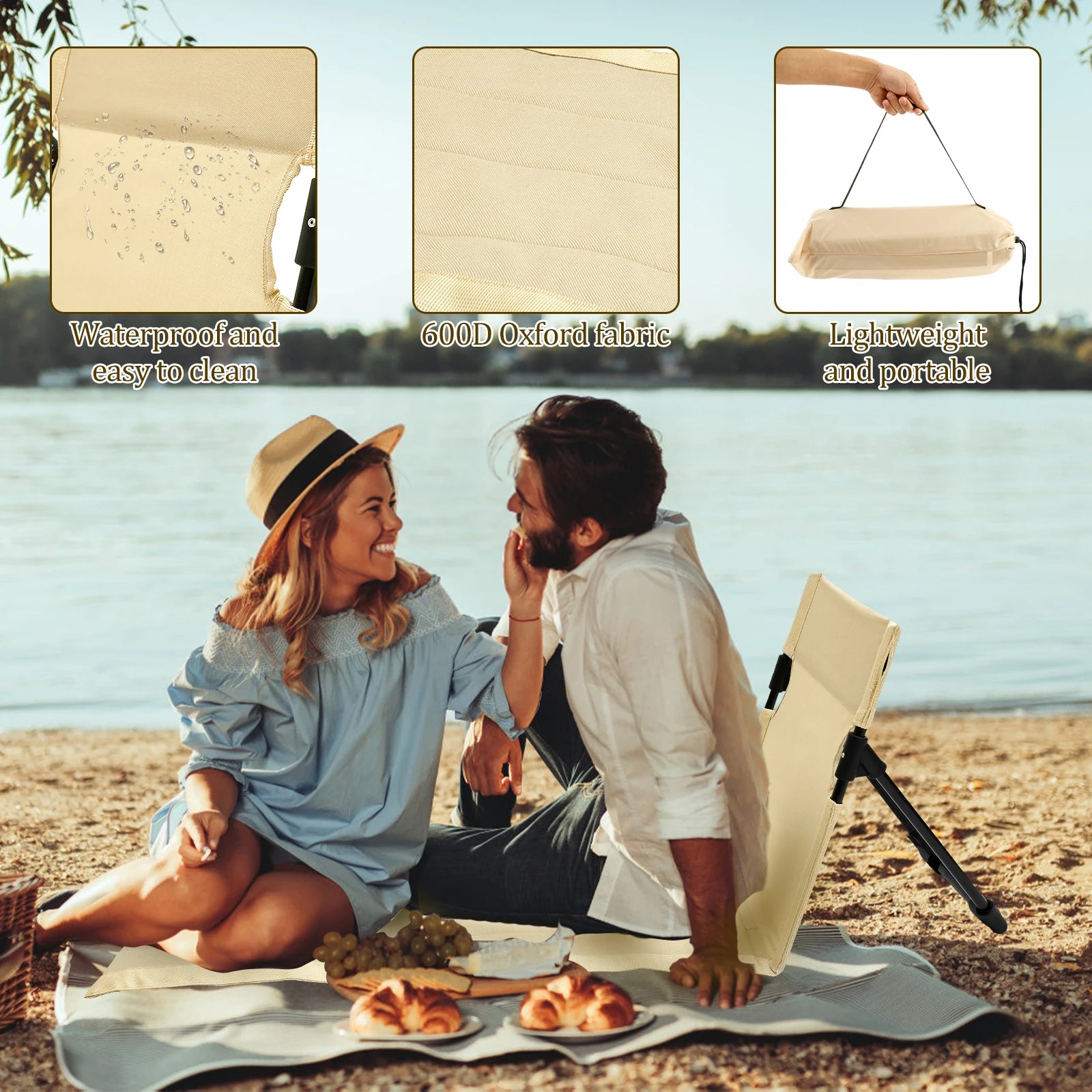 Outdoor Foldable Floor Chair