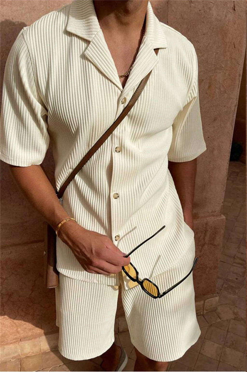 Casual Men Shorts Set