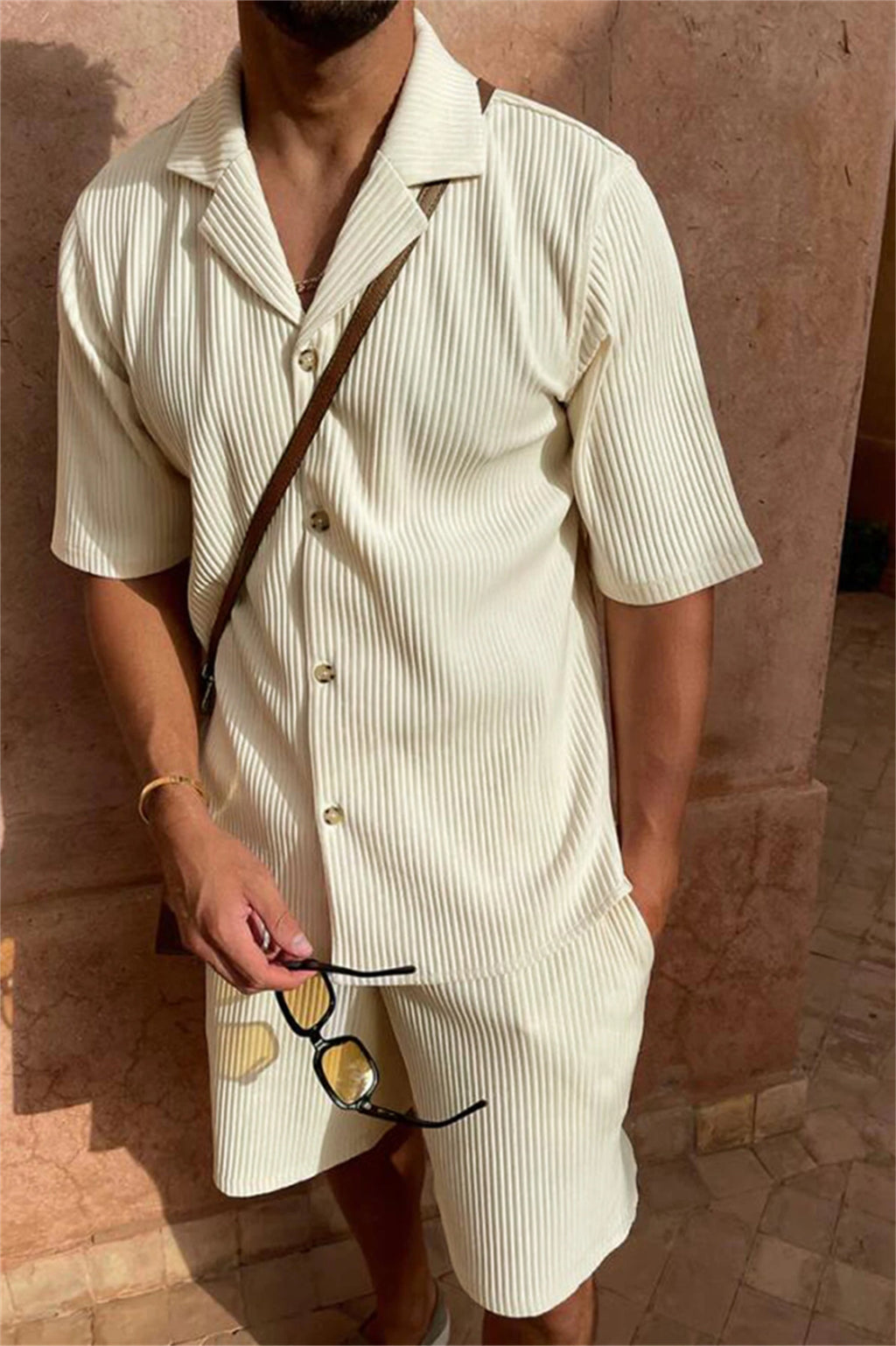 Casual Men Shorts Set