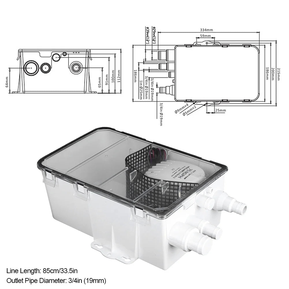 Shower Sump Pump