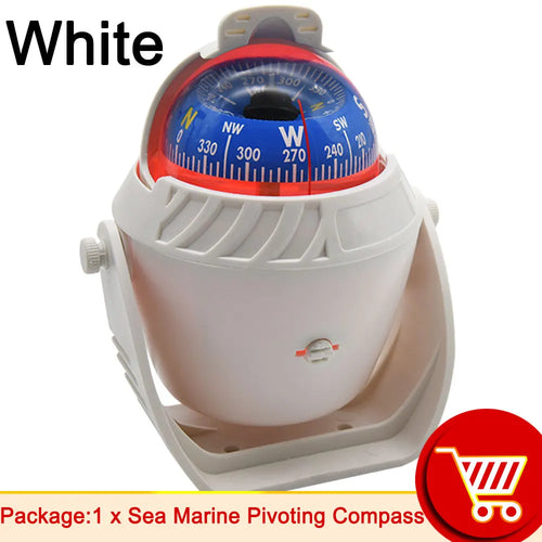 Waterproof Compass With Electronic LED Light Nautical