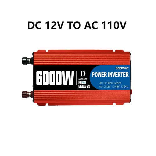 6000W Inverter & Solar System Complete Kit 12V To 110V 100A
