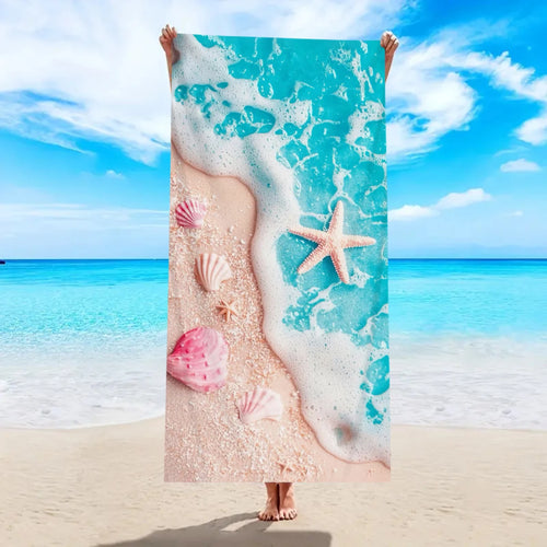 Ocean element beach towel