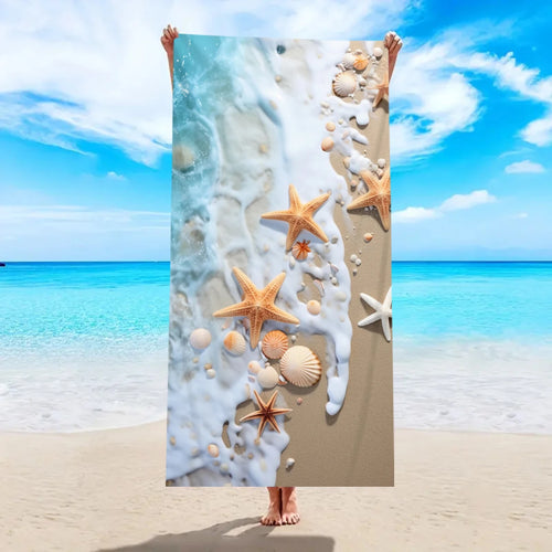 Ocean element beach towel