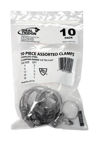  Stainless Steel Hose Clamp Assortment