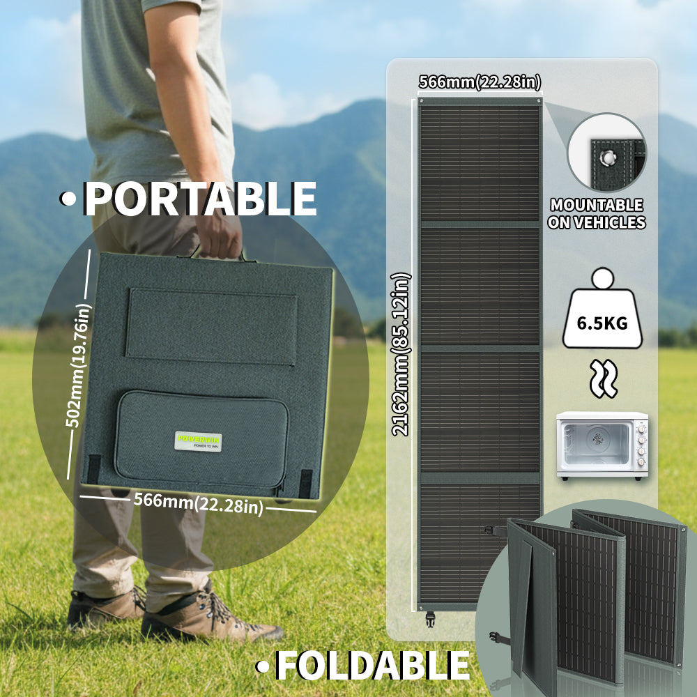 Portable Solar panel 220W for outdoor & RV