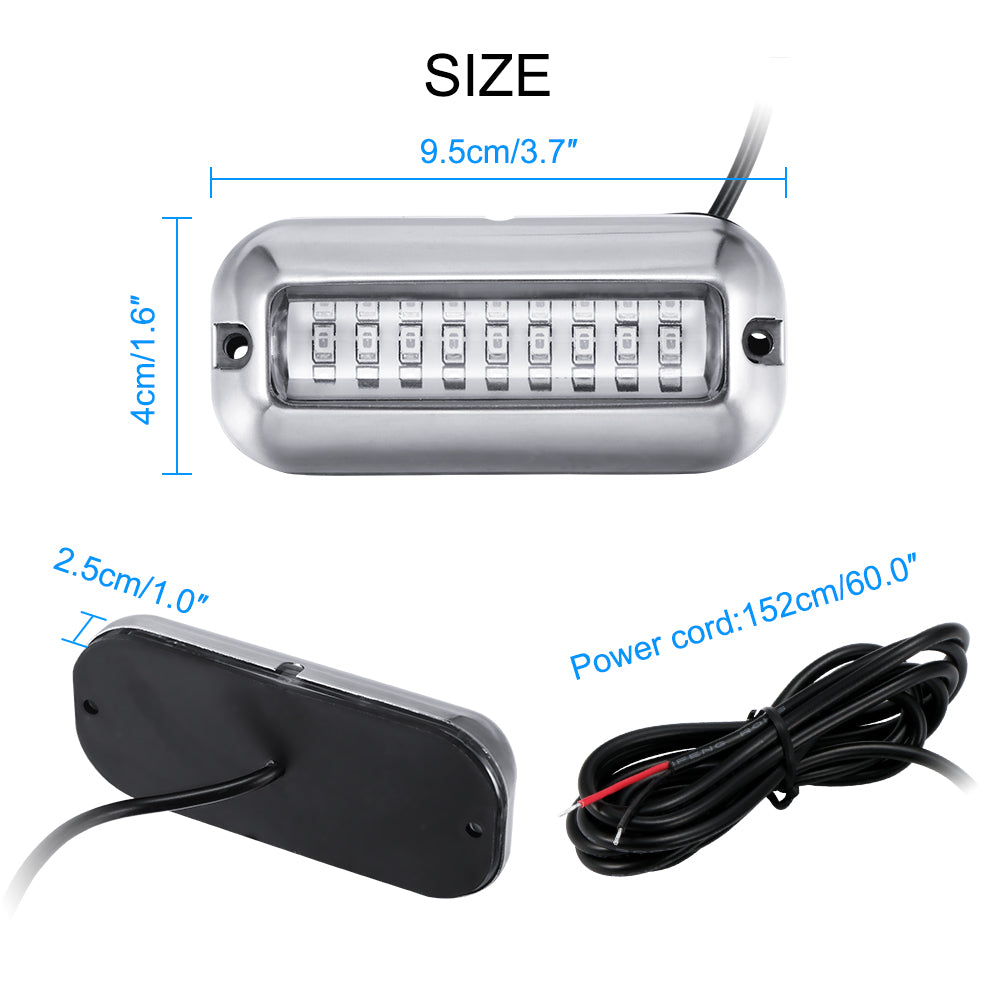 Stainless steel LED underwater ship light