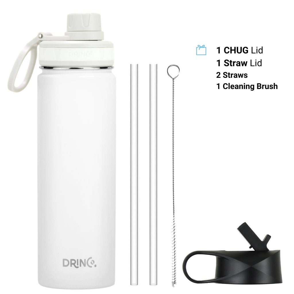 22oz Stainless Steel Sport Water Bottle