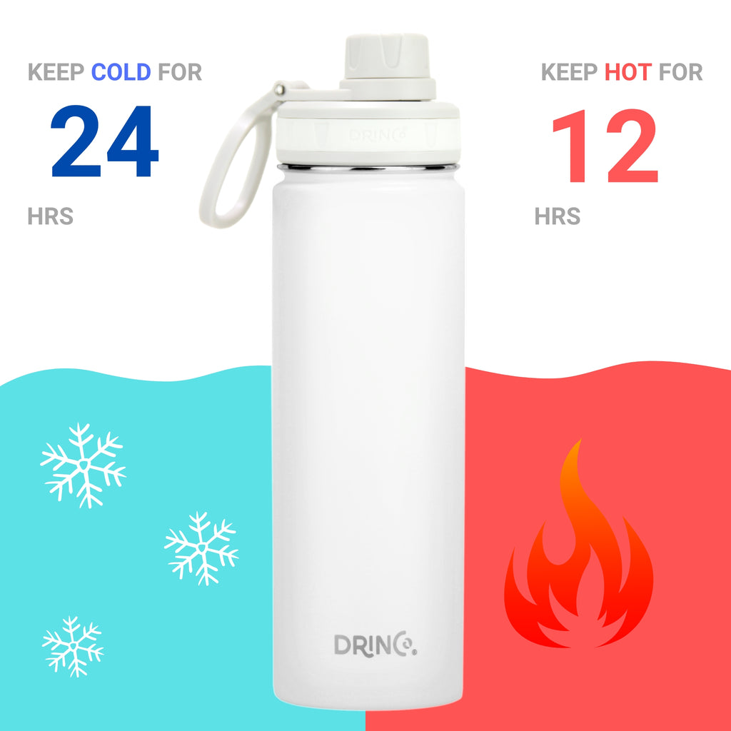 22oz Stainless Steel Sport Water Bottle