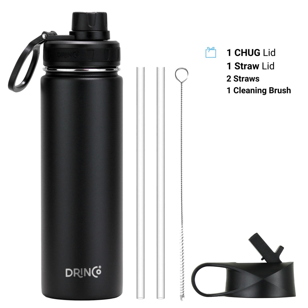 22oz Stainless Steel Sport Water Bottle