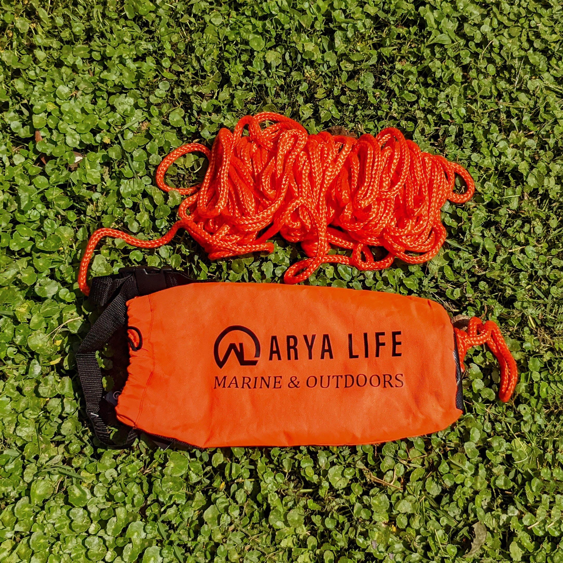 Life Throw Rope Rescue Bag with 70ft of Marine Rope