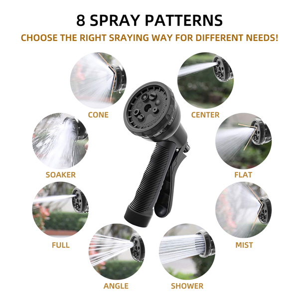 Hose Pipe Flexible Durable 25ft/50ft - easy storage